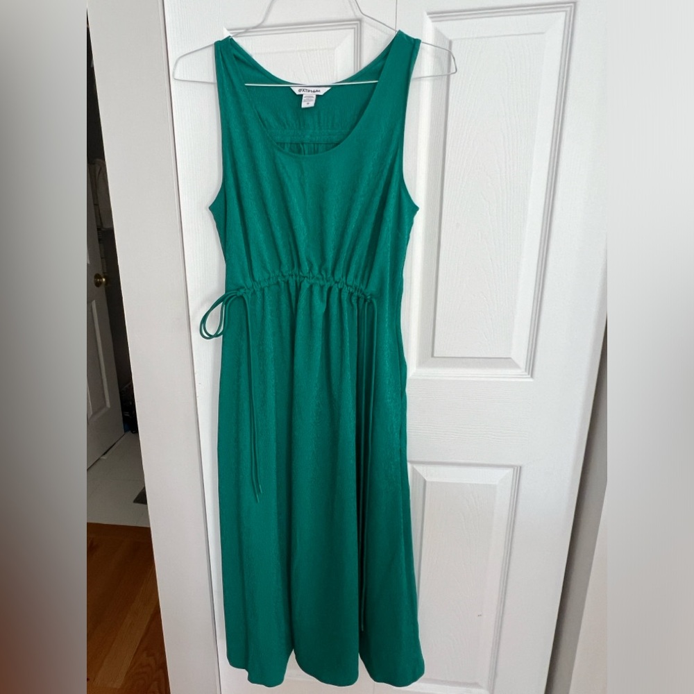 NWOT Athleta Midi Dress/Cover Up - Emerald Green, Size Medium